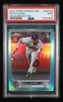 Royce Lewis 2022 Topps Chrome Update Aqua Refractors #USC143 RC #152/250 (PSA 9) at PristineAuction.com
