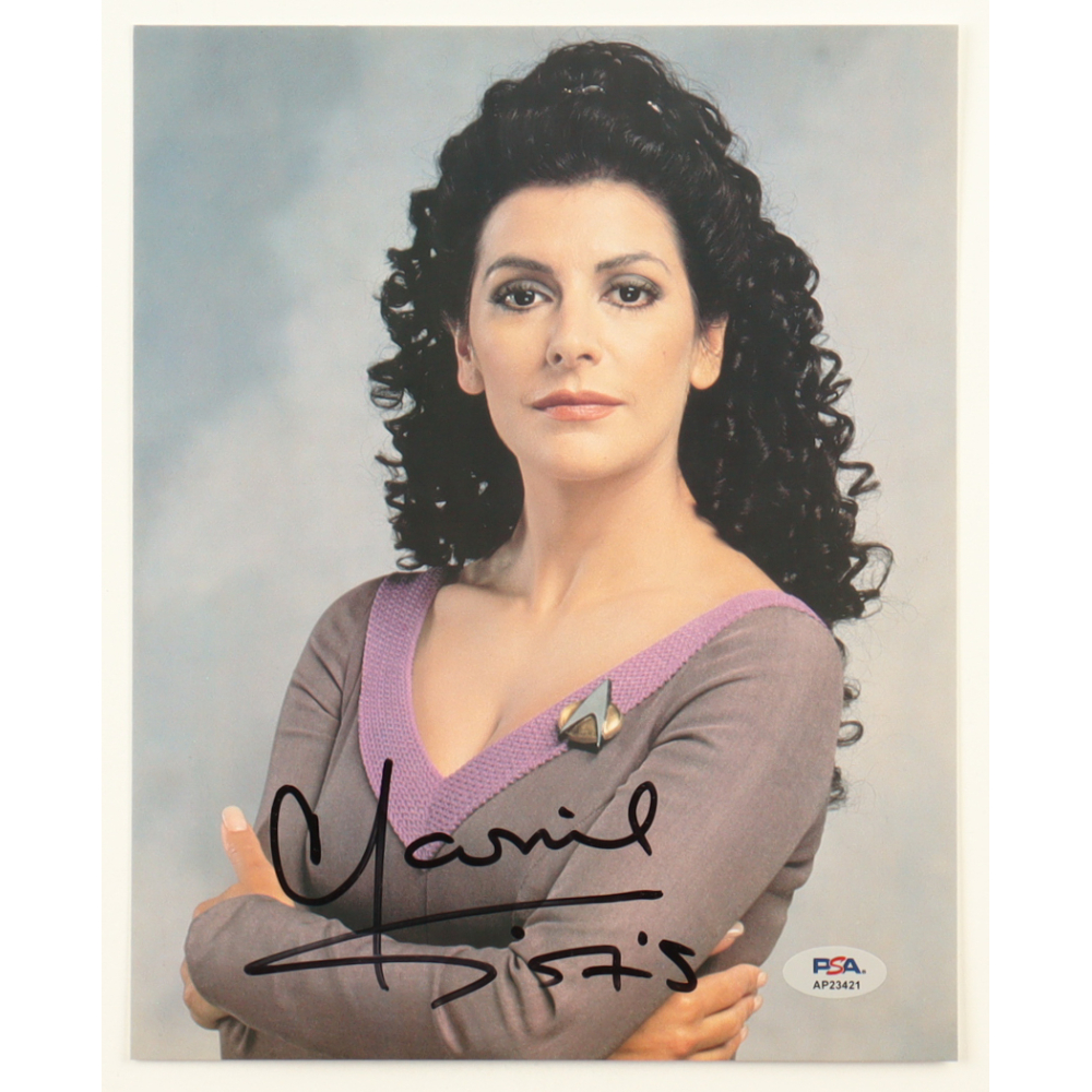 Marina Sirtis Signed 8x10 Photo (PSA) | Pristine Auction