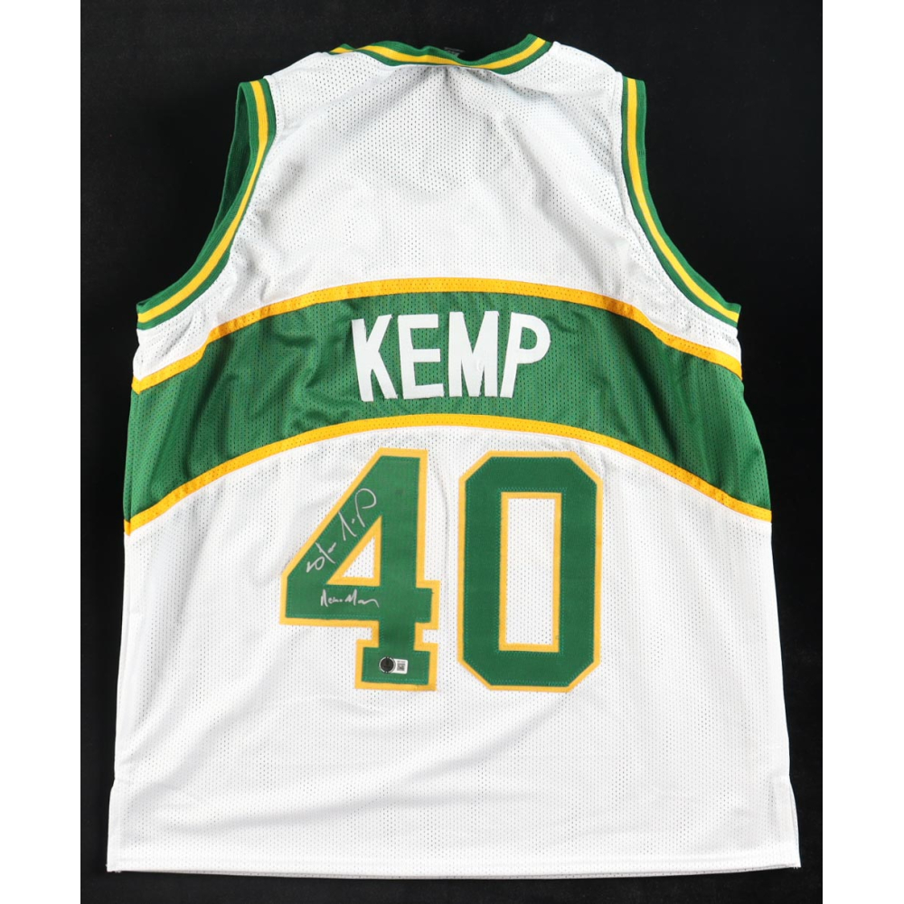 Shawn Kemp Signed Jersey Inscribed "Reign Man" (Beckett) at PristineAuction.com