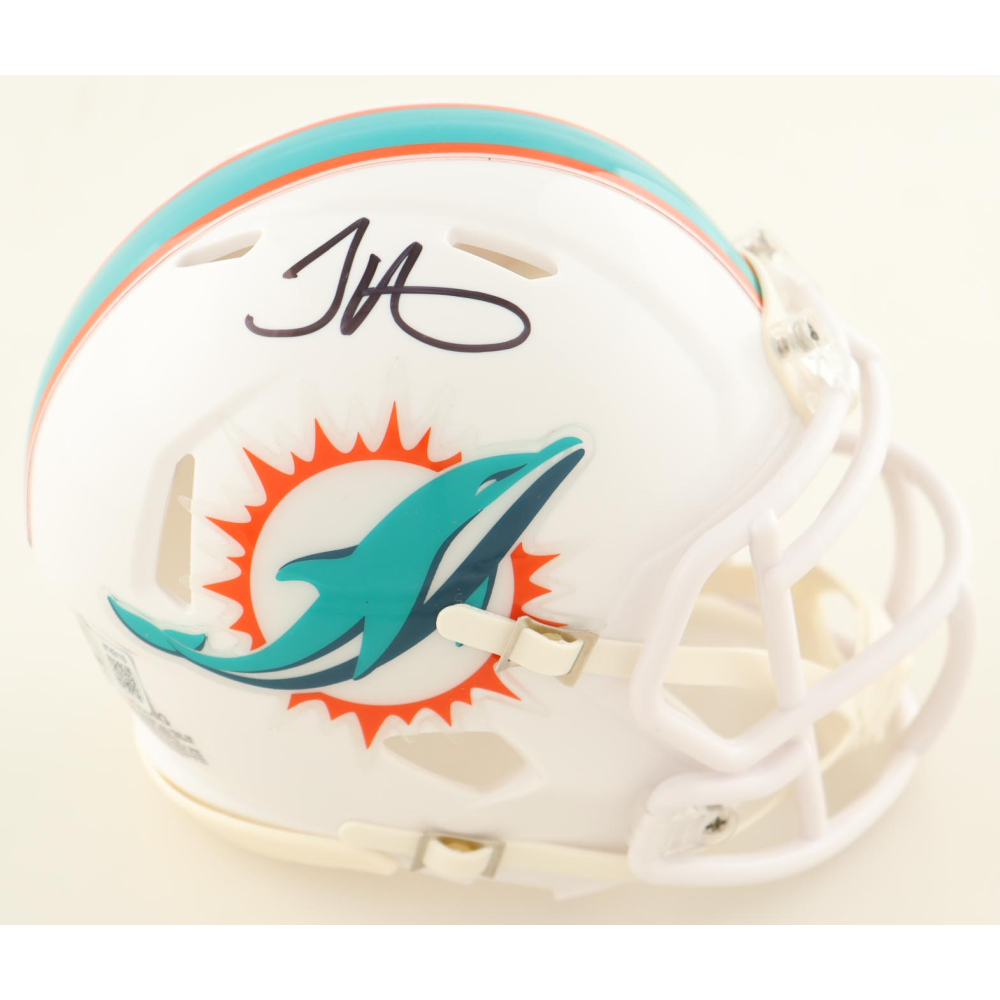 Tyreek Hill Signed Dolphins Speed Mini Helmet (Beckett) at PristineAuction.com