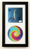 Chris Martin, Guy Berryman, Jonny Buckland, & Will Champion Signed Coldplay "Moon Music" Custom Framed CD Insert Display (ACOA) at PristineAuction.com