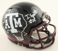 Isaiah Spiller Signed Texas A&M Aggies Speed Mini Helmet (Beckett) at PristineAuction.com
