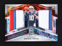 Drake Maye 2024 Panini Spectra Rising Rookie Materials Astral #2 RC #36/40 at PristineAuction.com