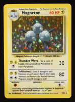 Magneton HOLO R 1999 Pokemon Base Unlimited #9 at PristineAuction.com