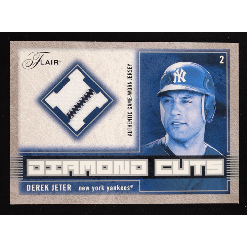 Derek Jeter 2003 Flair Diamond Cuts Jersey #DJ at PristineAuction.com