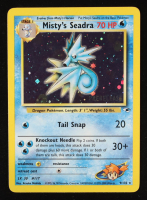 Misty's Seadra HOLO R 2000 Pokemon Gym Heroes Unlimited #9 at PristineAuction.com