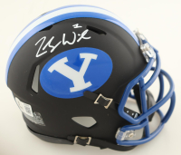 Zach Wilson Signed BYU Cougars Speed Mini Helmet (Beckett) at PristineAuction.com