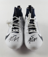 Riley Leonard Signed Pair Of Nike Football Cleats (JSA) at PristineAuction.com