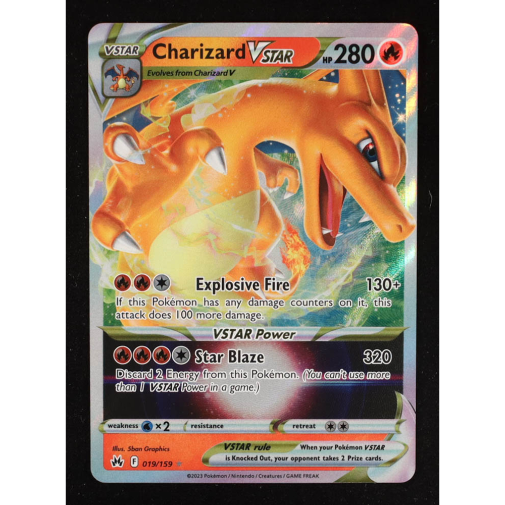 Charizard VSTAR  2023 Pokemon Sword and Shield Crown Zenith #19 at PristineAuction.com
