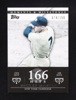Mickey Mantle 2007 Topps Moments and Milestones #165-166 Hits 166 #74/150 at PristineAuction.com