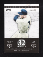 Mickey Mantle 2007 Topps Moments and Milestones #165-32 Hits 32 #50/150 at PristineAuction.com