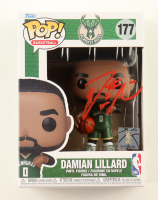 Damian Lillard Signed "Milwaukee Bucks" #177 Funko Pop! Vinyl Figure (JSA) at PristineAuction.com