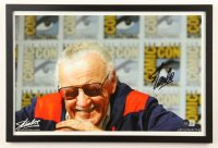 Stan Lee Signed Custom Framed Photo Display (Beckett) at PristineAuction.com