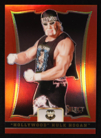 "Hollywood" Hulk Hogan 2024 Select WWE Select Throwback Red Prizms #24 #51/99 at PristineAuction.com