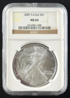 2007 American Silver Eagle (NGC MS69) at PristineAuction.com