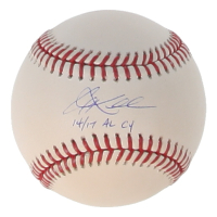 Corey Kluber Signed OML Baseball Inscribed "14/17 AL CY" (JSA) at PristineAuction.com