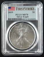 2019 American Silver Eagle - First Strike (PCGS MS70) at PristineAuction.com