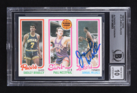 Jamaal Wilkes Signed 1980-81 Dudley Bradley / Paul Westphal / Jamaal Wilkes Topps #123 (BGS | Autograph Graded 10) at PristineAuction.com