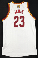 LeBron James Cavaliers 2014-15 Game-Worn NBA Finals Jersey with NBA Finals patch | First Championship with Cavaliers (MEARS & Cavaliers LOP) at PristineAuction.com