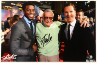 Stan Lee Signed "Doctor Strange" Movie Premiere 11x17 Photo (Beckett) at PristineAuction.com