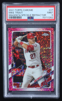 Mike Trout 2021 Topps Chrome Magenta Speckle Refractor #27 #152/350 (PSA 9) at PristineAuction.com