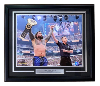 Jey Uso Signed WWE Custom Framed Photo (Fanatics) at PristineAuction.com