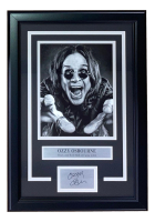 Ozzy Osbourne Custom Framed Photo at PristineAuction.com