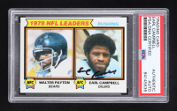 Earl Campbell Signed 1979 Topps #3 Rushing Leaders Earl Campbell / Walter Payton (PSA Authentic) at PristineAuction.com
