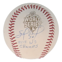 Edinson Volquez Signed 2015 World Series Baseball Inscribed "2015 WS Champs" (JSA) at PristineAuction.com