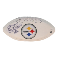 Rocky Bleier Signed Steelers Logo Football (JSA) at PristineAuction.com