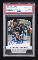 George Gervin Signed 2012-13 Panini #185 (PSA Authentic) at PristineAuction.com