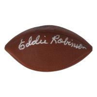 Eddie Robinson Signed Football (JSA) at PristineAuction.com