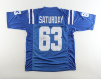 Jeff Saturday Signed Jersey (JSA) at PristineAuction.com
