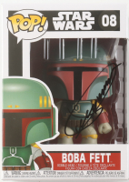 Dickey Beer Signed "Star Wars" #08 Boba Fett Funko Pop! Bobble-Head Vinyl Figure (PA) at PristineAuction.com