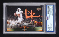 Vince Young Signed 2011 Upper Deck Texas #74 (PSA Authentic) at PristineAuction.com