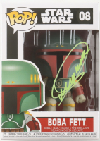Dickey Beer Signed "Star Wars" #08 Boba Fett Funko Pop! Bobble-Head Vinyl Figure (PA) at PristineAuction.com