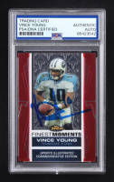 Vince Young Signed 2007 Finest Vince Young Finest Moments #1 #089/899 (PSA Authentic) at PristineAuction.com