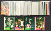 1981-82 Topps Basketball Complete Set of (198) Cards with Magic Johnson #21, Magic Johnson #109, Larry Bird #101, Larry Bird #4 at PristineAuction.com