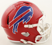 Cornelius Bennett Signed Bills Full-Size Speed Helmet Inscribed "90s All Decade" (JSA) at PristineAuction.com