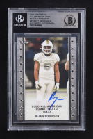 Bijan Robinson Signed 2020 Leaf Metal All-American Bowl #3 RC (BGS) at PristineAuction.com