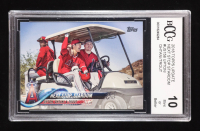 Shohei Ohtani RC / Mike Trout / Justin Upton 2018 Topps Update #US158 / Next Stop, Stardom (BCCG 10) at PristineAuction.com