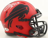 Cornelius Bennett Signed Bills Rave Alternate Speed Mini Helmet (JSA) at PristineAuction.com