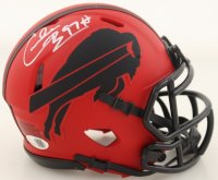 Cornelius Bennett Signed Bills Rave Alternate Speed Mini Helmet (JSA) at PristineAuction.com