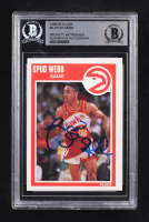 Spud Webb Signed 1989-90 Fleer #6 (BGS) (UER) at PristineAuction.com