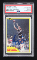 George Gervin Signed 1981-82 Topps #MW106 (PSA Authentic) at PristineAuction.com