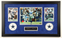 Emmitt Smith Signed Cowboys Custom Framed Photo Display (TriStar) at PristineAuction.com