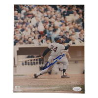 Willie Mays Signed Giants 8x10 Photo (JSA) at PristineAuction.com