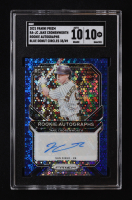 Jake Croneworth 2021 Panini Prizm Rookie Autographs Blue Donut Circles #RA-JC RC #35/49 (SGC 10 | Auto Grade 10) at PristineAuction.com