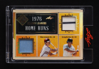 Mike Schmidt / Graig Nettles 2025 Leaf Seasons In The Sun 1976 Season Leaders Home Run Dual Relic #SL-26 #24/35 at PristineAuction.com