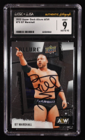 QT Marshall Signed 2022 Upper Deck AEW Allure #70 (CGC 9 | Auto Grade 10) at PristineAuction.com